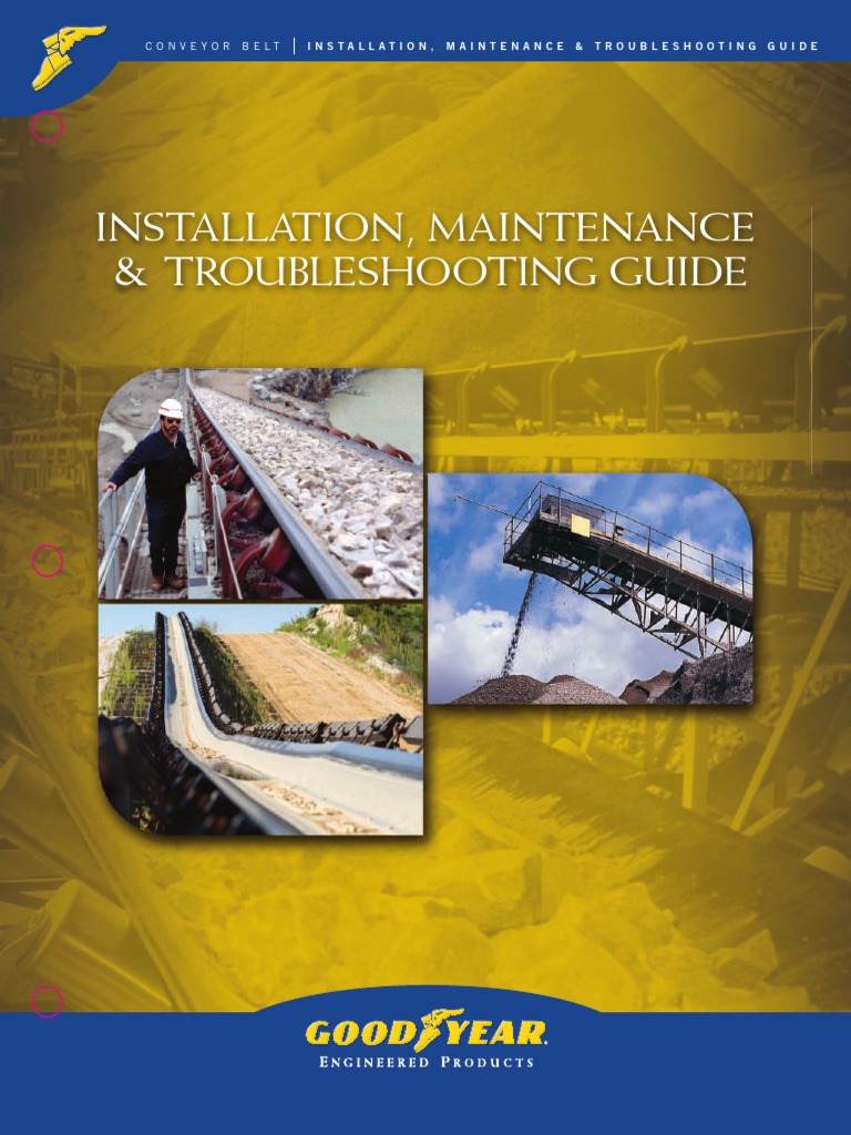 Conveyor Belt Maintenance & Trouble Shooting Manual PDF Belt