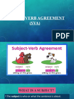 Week 3 Subject Verb Agreement