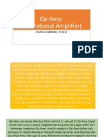 Op-Amp (Operational Amplifier) : Zakaria Sembiring, ST.,M.SC
