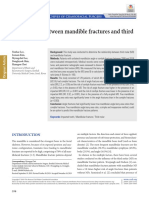 Relationship Between Mandible Fractures and Third Molars: Archives of Craniofacial Surgery