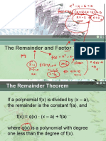 AM10 Remainder and Factor Theorem