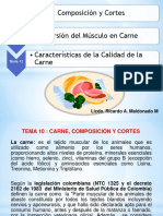 Tema 10-11-12 Carne, Conversión y Calidad de La Carne