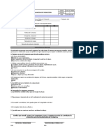 Evaluación de inducción