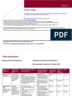 Example Risk Assessment For A Shop