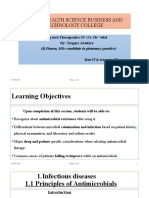 Integrated Therapeutics IV: Principles of Antimicrobial Selection and Use