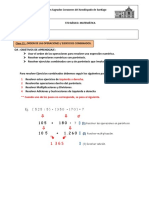 2da Ficha 5to básico - Matemática