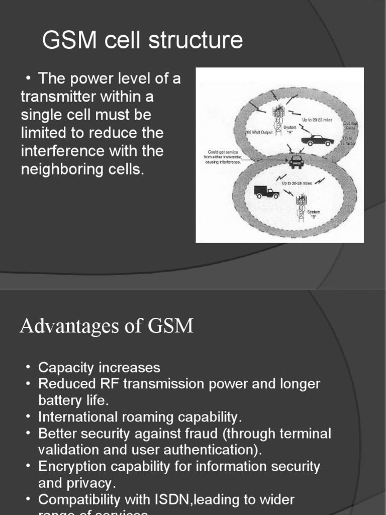 GSM Cell Structure and GPRS Overview | PDF | Technology & Engineering