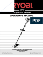 Ryobi 2079r trimmer manual