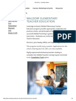 Waldorf Teacher Training - Elementary - Sunbridge Institute