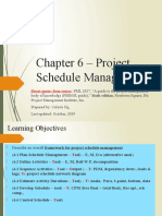 Chapter 6 - Project Schedule Management: Direct Quotes From Source