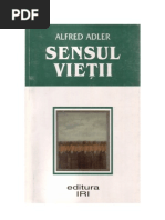 Sensul Vietii, Alfred Adler