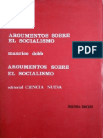 Argumentos Sobre El Socialismo. by Maurice Dobb