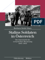 Barbara Stelzl-Marx Stalins Soldaten in Österreich Die Innensicht Der Sowjetischen Besatzung 1945-1955
