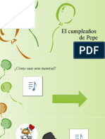 El Cumpleaños de Pepe-Discurso Narrativo-Acciones en Torno A Un Personaje