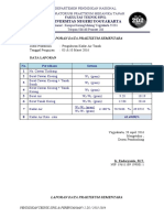 Universitas Negeri Yogyakarta: Laporan Data Praktikum Sementara