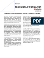 Ball Bearings in Centrifugal Pumps