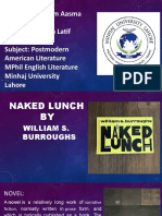 Postmodern American Literature: Naked Lunch