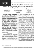 A Comparison Study of PV (5Mw) Based On Pvsyst Program For Evaluation Productive Energy To Connect With The Grid. Sudan Case Study
