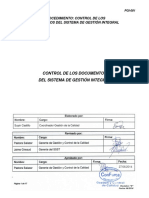 PGI-001 Rev. 6 Control de Los Documentos Del SGI