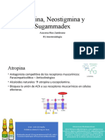 Atropina, Neostigmina y Sugammadex