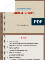 Grammar Review: Modal Verbs