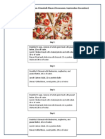 Meal Plan For Division I Baseball Player (Preseason September-December)