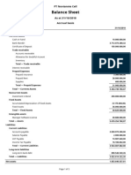 Balance Sheet - Chechen A (C1C018085)