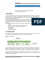 Chapitre 2 - Structure d Une Base de Données Relationnelle