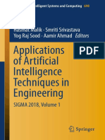 Applications of Artificial Intelligence Techniques in Engineering SIGMA 2018, Volume 1 by Hasmat Malik, Smriti Srivastava, Yog Raj Sood, Aamir Ahmad