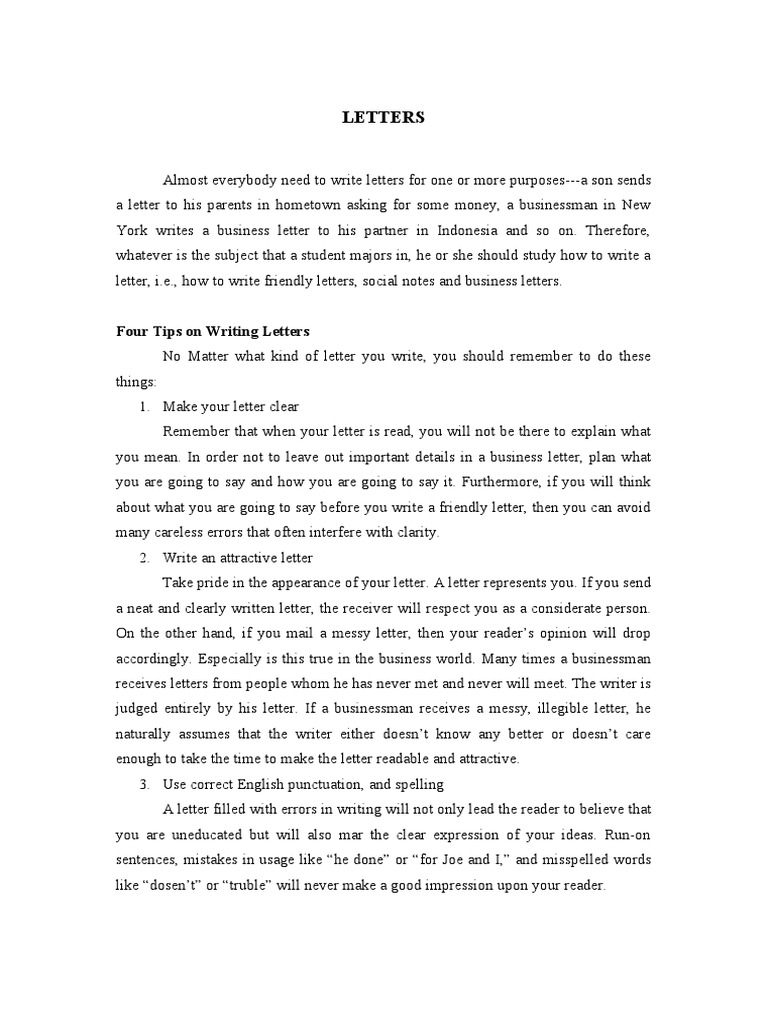 Kinds Forms of The Letters | PDF | Human Communication | Communication