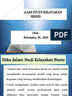 K-05 Etika Dalam Studi Kelayakan Bisnis