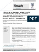 Efectividad Del Uso de Estrategias Pedagógicas Basadas en Las Tecnologías de La Información y Comunicación para El Aprendizaje Significativo de Los Conceptos Urológicos de Los Estudiantes de Medicina