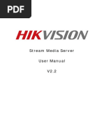 User Manual of Stream Media Server