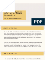 Ergonomics Systems Phil. Inc. vs. Ernesto Enaje, Et., Al: G.R. NO. 195163, DECEMBER 17, 2017