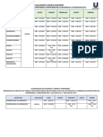 Horarios Ciclo Complementario Junio Julio 2021