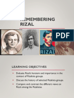 Remembering Rizal: Tracing the Roots of Rizalista Groups