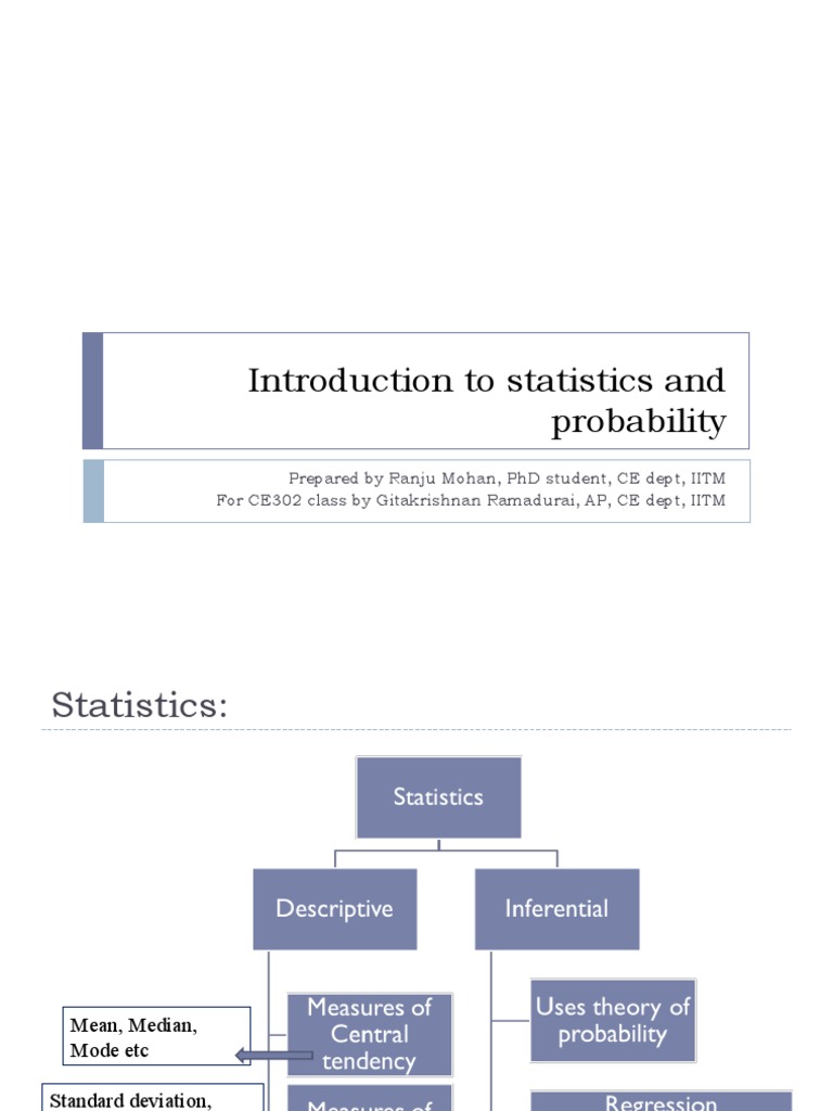 Statistics and Probability Overview | PDF | Probability Distribution ...