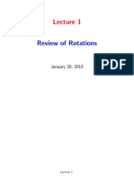 Lec01 Review of Rotations