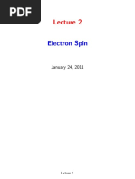 Lec02 Electron Spin