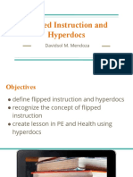 Flipped Instruction and Hyperdocs: Davidsol M. Mendoza