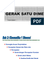 Gerak 1 Dimensi Fisdas1