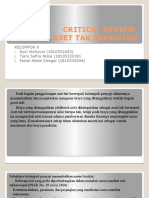 Critical Review Oleh Kelompok 8