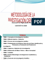 Investigación científica GESTIÓN II 2020