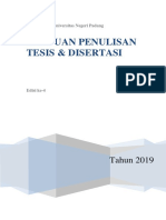 Panduan Tesis Disertasi Revisi 20191