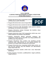 Tata Tertib Di Laboratorium