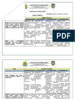 Criterios de evaluación matemáticas grado primero