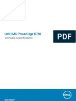Dell PowerEdge R740 Spec Sheet