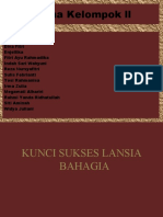 Kunci Sukses Menuju Lansia Sehat Dan Bahagia