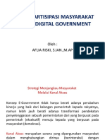 Media Partisipasi Masyarakat Dalam Digital Government