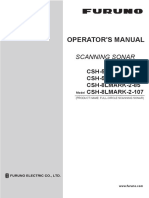 Operator'S Manual: Scanning Sonar